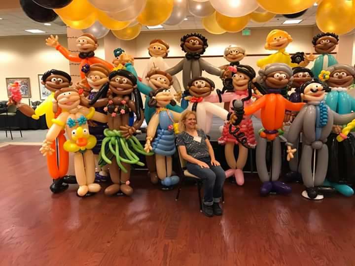 lifesize balloon people