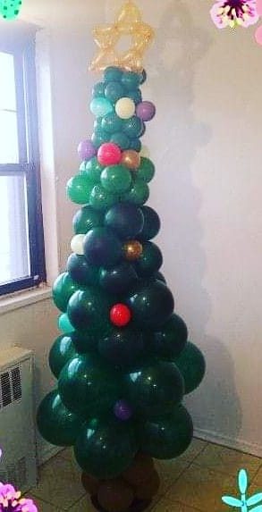 Balloon Christmas tree